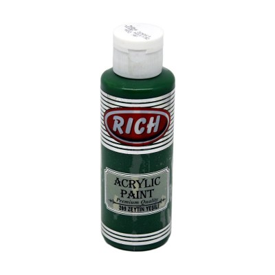 Ακρυλικό Χρώμα oil green 130ml Rich R-209